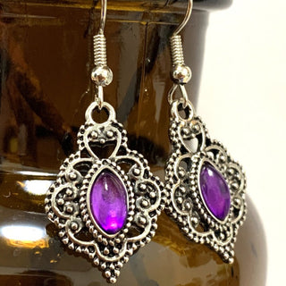 Yara Amethyst Ohrringe