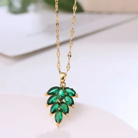 Mathilde Smaragd-Anhänger-Kette