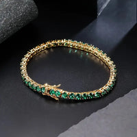 Ella Smaragd-Virelli-Armband
