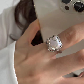 Mia Perlen-Silberring