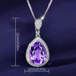 Gudrun Amethyst Halskette