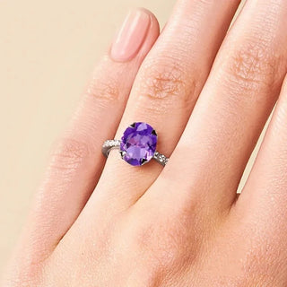 Eva Amethyst Ring