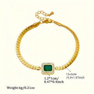 Johanna Smaragd-Verdaska-Armband