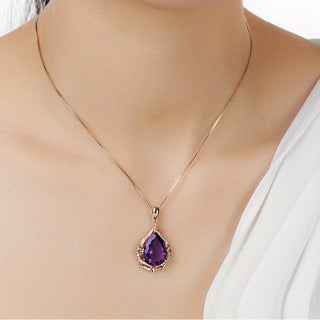Maria Amethyst Halskette