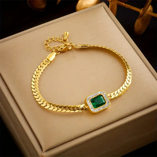 Johanna Smaragd-Verdaska-Armband