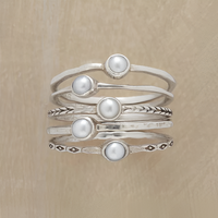 Tabea Silber-Perlenring