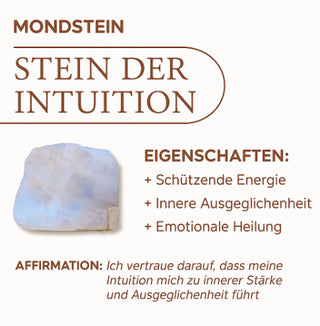 Mondstein-Eulen-Halskette