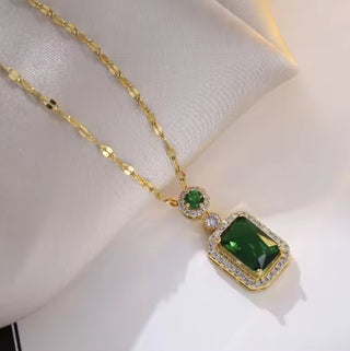 Greta Smaragd-Kette