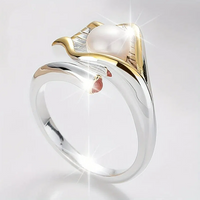 Thekla Gold-und-Silber-Perlenring